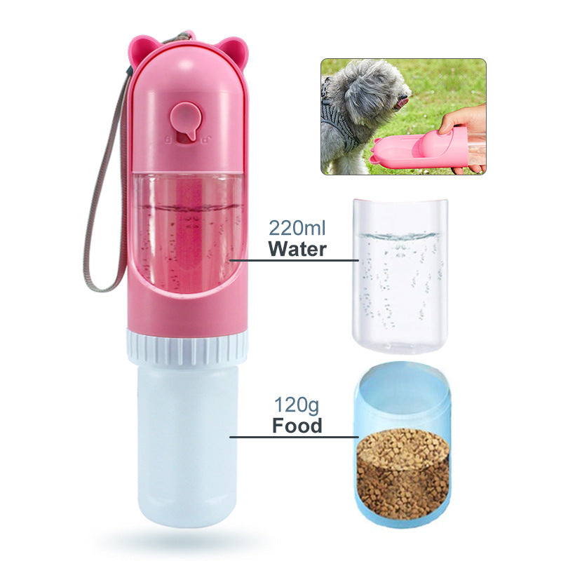 Outdoor Portable Pet Traveling Water Cup Food Feeding Cup Dog Water Dispenser Dual Purpose Water And Food Cup For Outdoor Pets